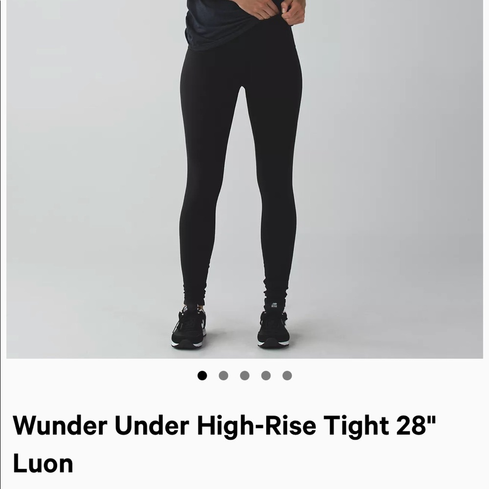 Lululemon Wunder Under high rise tight 28”